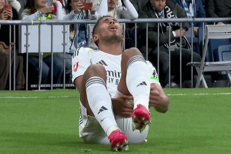 阿斯：贝林厄姆疑似伤及左腿腘绳肌，或至少缺阵3周