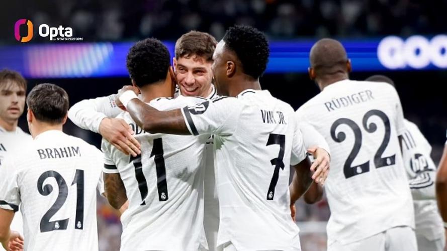 皇马西甲5连胜且连续4场净胜2球或以上，近9年最佳记录